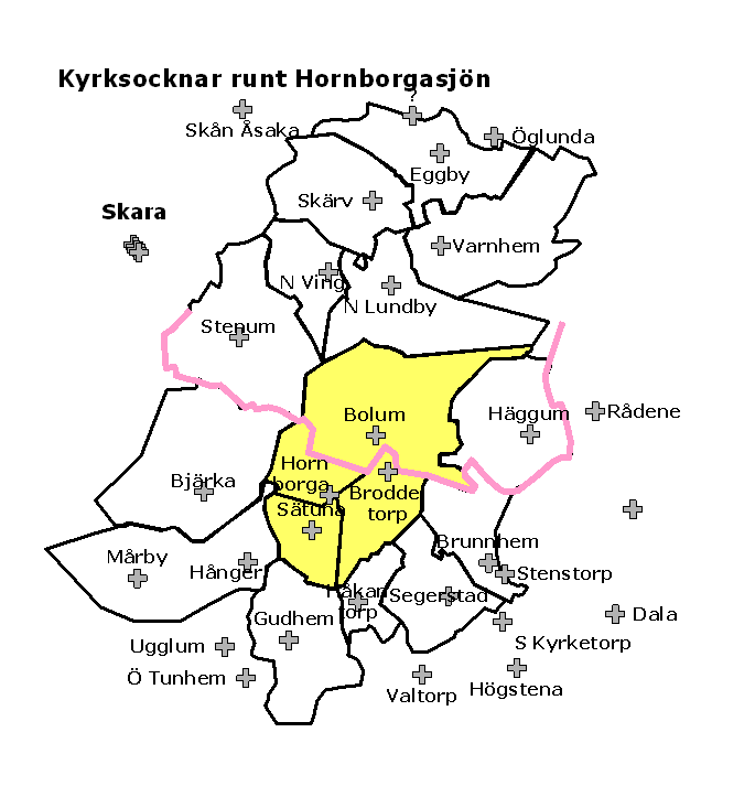 Kyrksocknarna runt Hornborgasjn